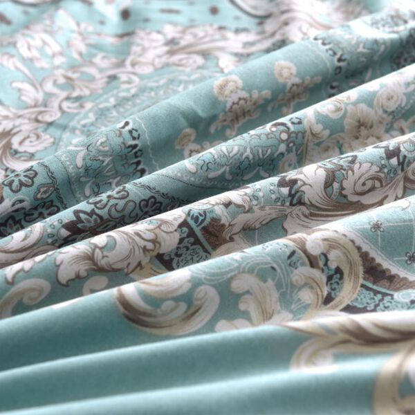 vidaXL Dekbedovertrekset klassiek ontwerp 200x220/60x70 cm blauw