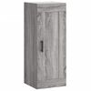 vidaXL Hoge kast 34,5x34x180 cm bewerkt hout grijs sonoma eikenkleurig