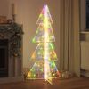 vidaXL Kerstboom met 160 LED Multikleur 150 cm Acryl