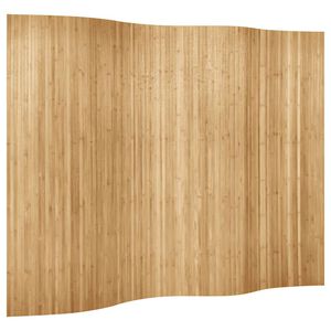 vidaXL Kamerscherm breedte 250 cm hoogte 165 cm bamboe natuurlijk