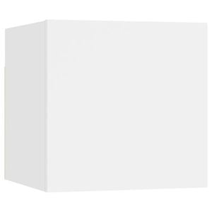 vidaXL Tv-wandmeubel 30,5x30x30 cm wit