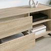 vidaXL TV-kast met lade Sonoma 100 x 36 x 49,5 cm Bewerkt hout