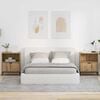 vidaXL Nachtkastje 2 pcs artisanaal eikenkleurig 49 x 36 x 61 cm
