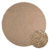 vidaXL Vloerkleed ZIZUR binnen en buiten 160 cm jute look