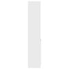 vidaXL Hoge kast 37,5x35x180 cm spaanplaat wit