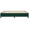 vidaXL Boxspring bed 160x200 cm fluweel donkergroen
