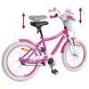 vidaXL Kinderfiets 18 Inch voor 5-7 jaar Roze