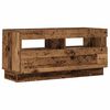 vidaXL Tv-meubel met LED 180x35x40 cm bewerkt hout oud hout