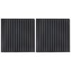 vidaXL Wandpanelen 2 pcs Antracietkleurig 60,5 x 60 cm