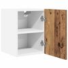 vidaXL Hangkast 2 pcs Oude Hout en Wit 30 x 31 x 40 cm Bewerkt hout