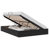 vidaXL Opslag bed met matras met hoofdeinde Zwart 140 x 190 cm Fluweel