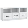 vidaXL TV-kast met lade Wit 102 x 34,5 x 47 cm Bewerkt hout