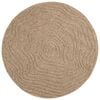 vidaXL Binnen- en buitentapijt AGIRA Naturel &Oslash; 160 CM Polyester
