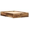 vidaXL Bedframe met lade met opslag Oud Hout 140 x 200 cm Bewerkt hout