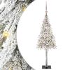 vidaXL Kerstboom met 150 LED met standaard Wit 120 cm PE en staal
