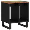 vidaXL Bijzettafel 40x31x46 cm massief gerecycled hout en bewerkt hout