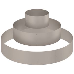 vidaXL Tuin Bloempot Bruin 120 x 120 x 20 cm Cortenstaal