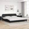 vidaXL Bedframe "Dover" kunstleer zwart 200x200 cm