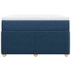 vidaXL Boxspring met matras stof blauw 120x200 cm