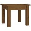 vidaXL Salontafel 35x35x30 cm massief grenenhout honingbruin