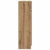 vidaXL Schoenenkast Artisan Eiken 100,5 x 28 x 100 cm Bewerkt hout
