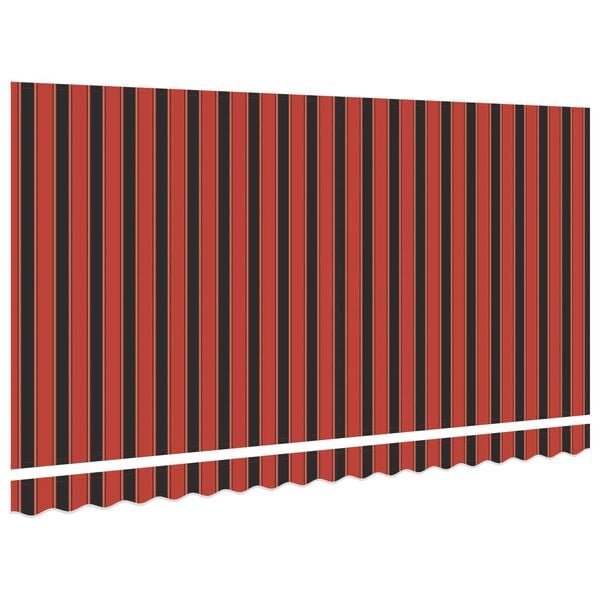 vidaXL Vervangingsdoek voor zonnescherm Multikleur 380 x 195 cm
