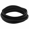 vidaXL Leren Strap Zwart 500 x 0,5 cm Leer