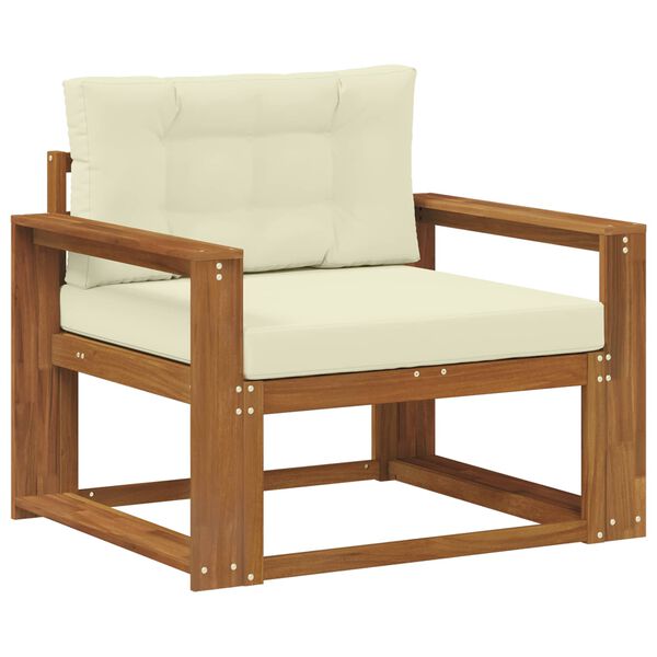 vidaXL Buiten Midden Sofa Massief Acaciahout Naturel