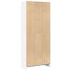 vidaXL Boekenkast 60x24x143 cm bewerkt hout wit