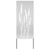 vidaXL Tuin Privacy Screen Zilver 50 x 140 cm Gegalvaniseerd staal