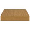 vidaXL Wandplank met opslag 2 pcs Beige 23 x 23,5 x 4 cm Bewerkt hout