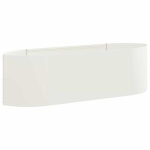 vidaXL Verhoogd Tuinbed Wit 140 x 40 x 40 cm Staal