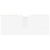 vidaXL Badkamerkast 80x33x60 cm bewerkt hout hoogglans wit