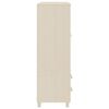 vidaXL Kledingkast HAMAR 99x45x137 cm massief grenenhout honingbruin