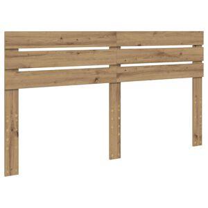 vidaXL Hoofdbord Artisan Eiken Bewerkt hout