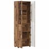 vidaXL Hoge kast FLORIN Oudhout 60 x 35 x 182 cm Bewerkt hout