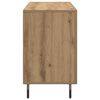 vidaXL Dressoir 100x36x60 cm bewerkt hout artisanaal eikenkleurig