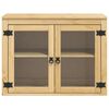vidaXL Kast met plank Honing 60 x 32 x 40 cm Massief grenenhout