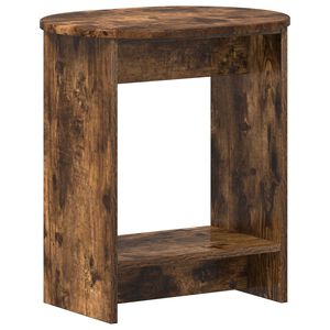 vidaXL Bijzettafel Gerookt eiken 50 x 39,5 x 55 cm Bewerkt hout