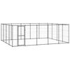 vidaXL Hondenkennel 24,2 m&sup2; staal