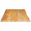 vidaXL Tafelblad met natuurlijke rand 100x60x2,5 cm massief mangohout