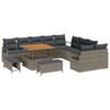 vidaXL Tuin Sofa Set 13 st 12-Aantal zitplaatsen Grijs