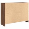 vidaXL Dressoir met lade 101x35x76 cm spaanplaat bruin eikenkleurig