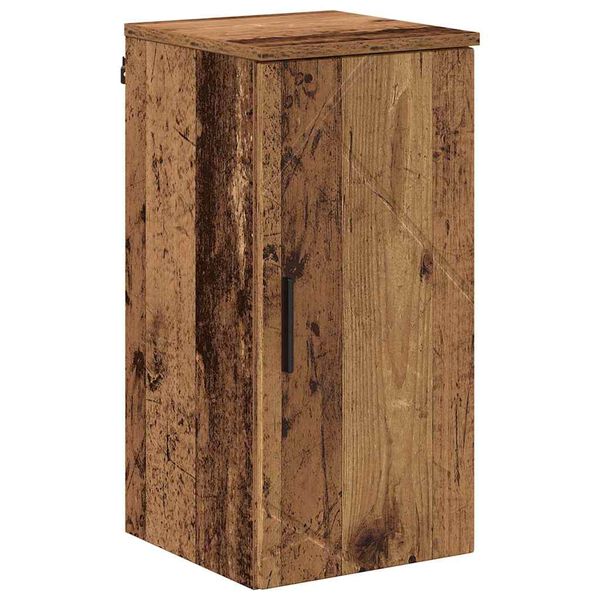 vidaXL Badkamer Kast Oud Hout 30 x 31,5 x 61 cm Bewerkt hout & Metaal