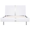 vidaXL Bedframe kunstleer wit 90x200 cm