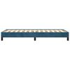 vidaXL Bedframe zonder matras 90x200 cm fluweel donkerblauw