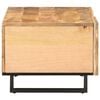 vidaXL Salontafel 100x55x40 cm massief ruw mangohout