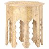 vidaXL Bijzettafel &Oslash;48 cm massief mangohout