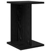 vidaXL Plantenstandaard Zwart eiken 25 x 25,5 x 40,5 cm Bewerkt hout