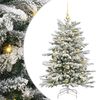 vidaXL Kunstmatige Inklapbare Kerstboom Wit 120 cm PE en PVC